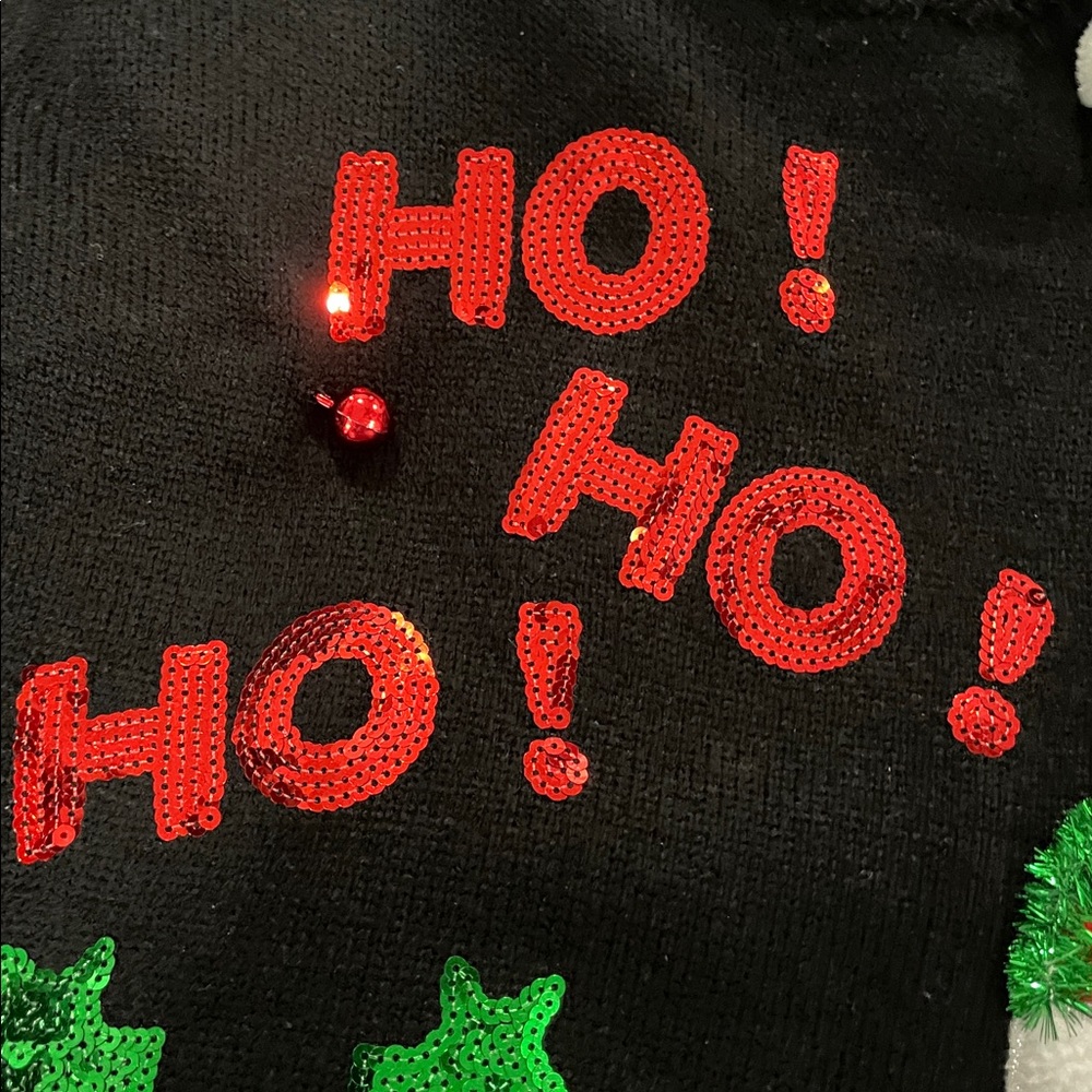 Holiday Time Christmas Sweater and Earrings Bundle - Picture 7 of 11